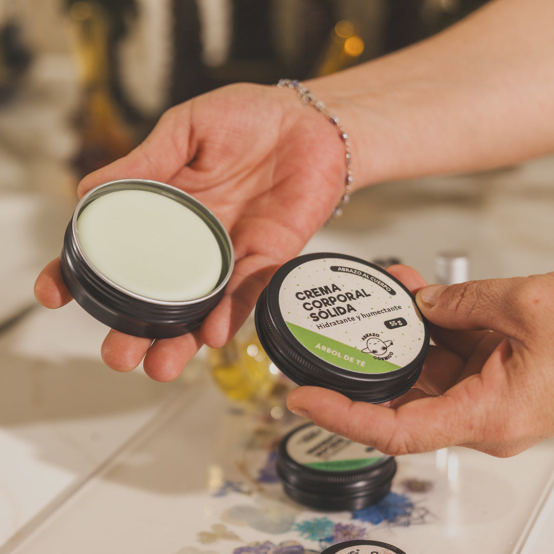 CREMA corporal sólida 55g. - ÁRBOL DE TÉ