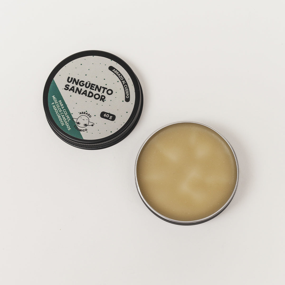 UNGÜENTO SANADOR 60g - para músculos cansados, adoloridos o golpes.