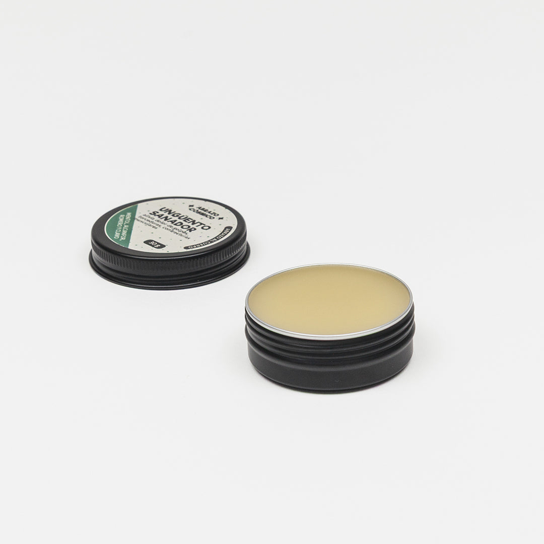 UNGÜENTO SANADOR 30g - para músculos cansados, adoloridos o golpes.