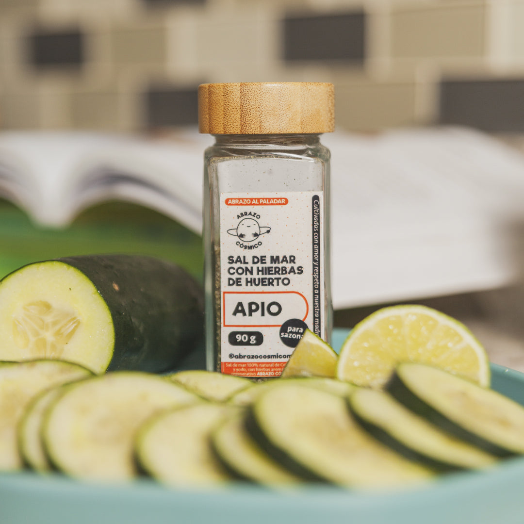 Sal de Mar con hierbas de huerto: APIO
