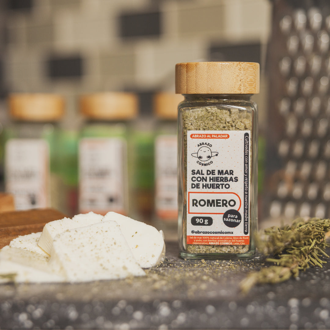 Sal de Mar con hierbas de huerto: ROMERO