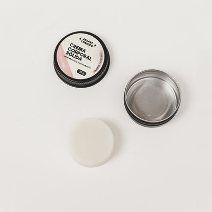 CREMA corporal sólida 20g. - NATURAL, sin aroma