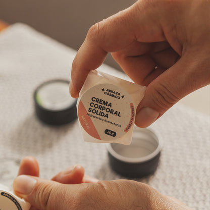REPUESTO - CREMA corporal sólida 20g. - NATURAL, sin aroma