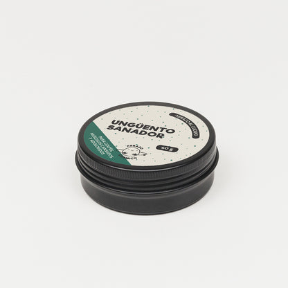 UNGÜENTO SANADOR 60g - para músculos cansados, adoloridos o golpes.