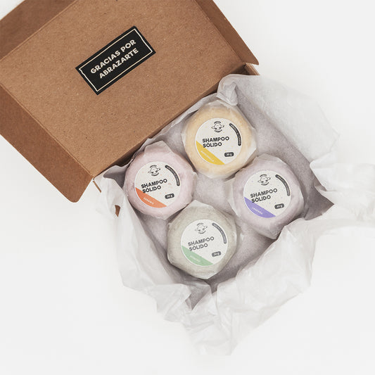 KIT DESCUBRE - 4 Shampoos: Geranio, Lavanda, Romero y Manzanilla