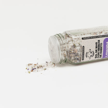 Sal de Mar con hierbas de huerto: LAVANDA