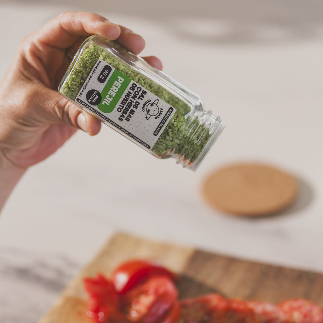 Sal de Mar con hierbas de huerto: PEREJIL